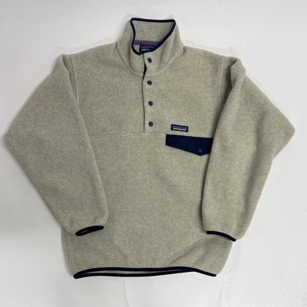 헤비모델)빈티지 파타고니아 신칠라 스냅티 오트밀 멘즈XL