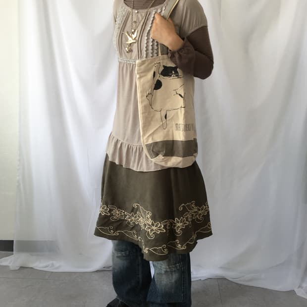 Layered high neck sleeve