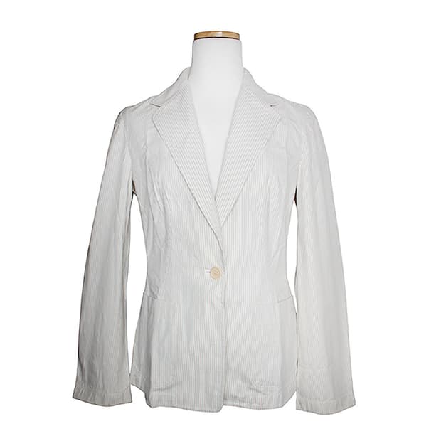 막스마라 위크엔드 순면 스트라이프 자켓 44