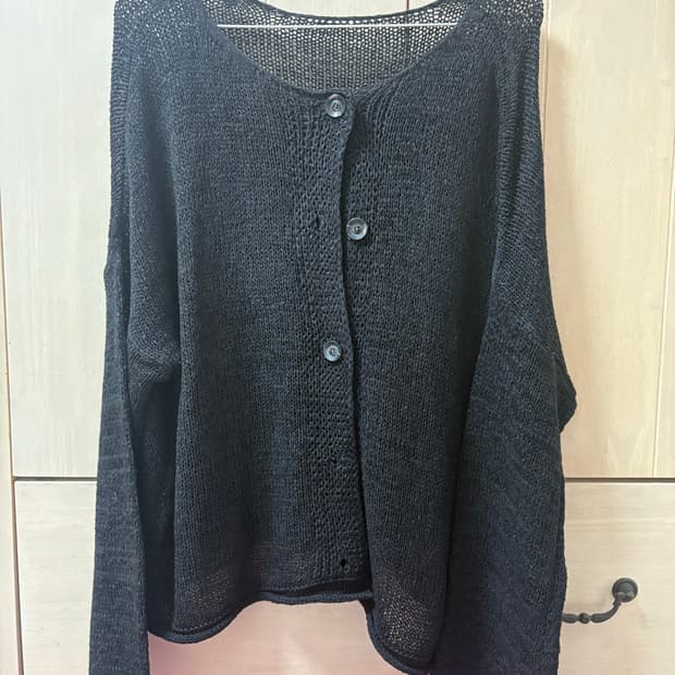 메쉬 루즈 니트