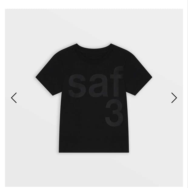 1/2 Basic Safari T-Shirt (Black)