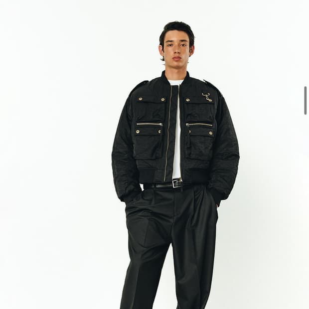 이에이 멀티 봄버 자켓 블랙 M 사이즈