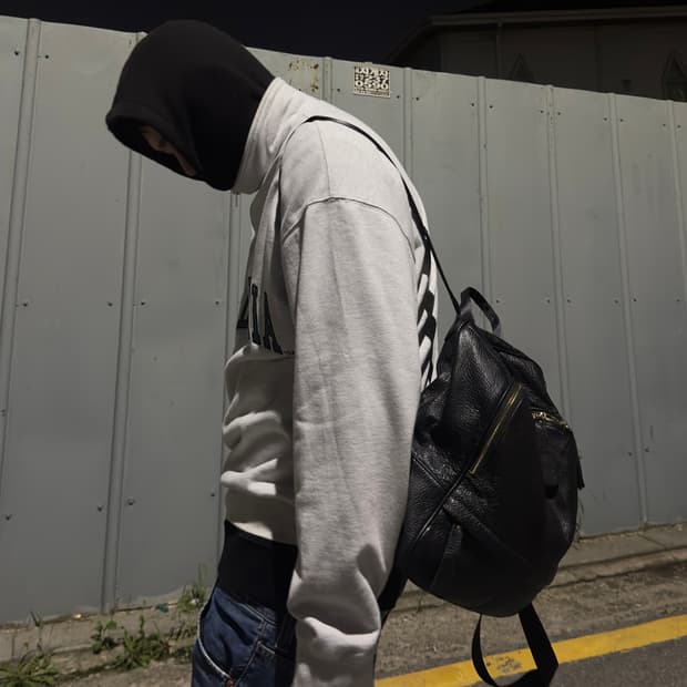 핸드메이드 천연 소가죽 페블드 백팩  남녀공용