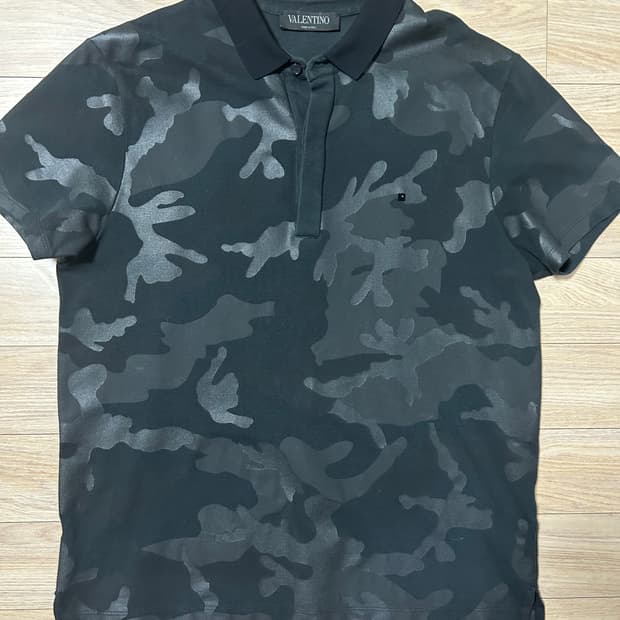 발렌티노 블랙 카모 카라티
