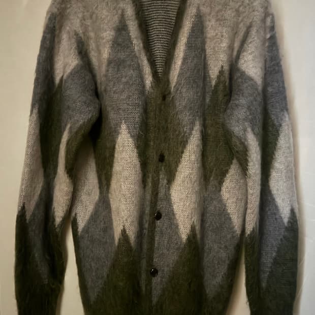 니들스 모헤어 가디건