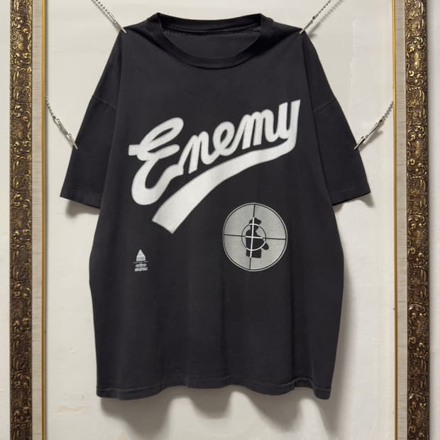 빈티지 90s Public Enemy 퍼블릭에너미 힙합 티셔츠