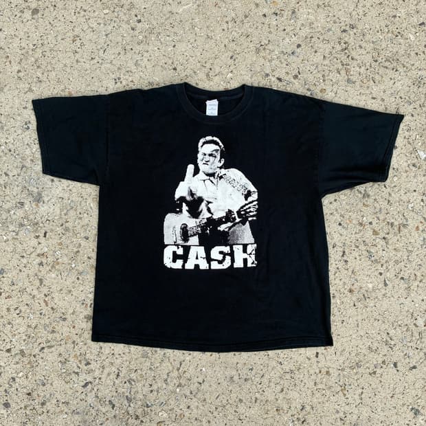 00s johnny cash fxxk you tshirt
