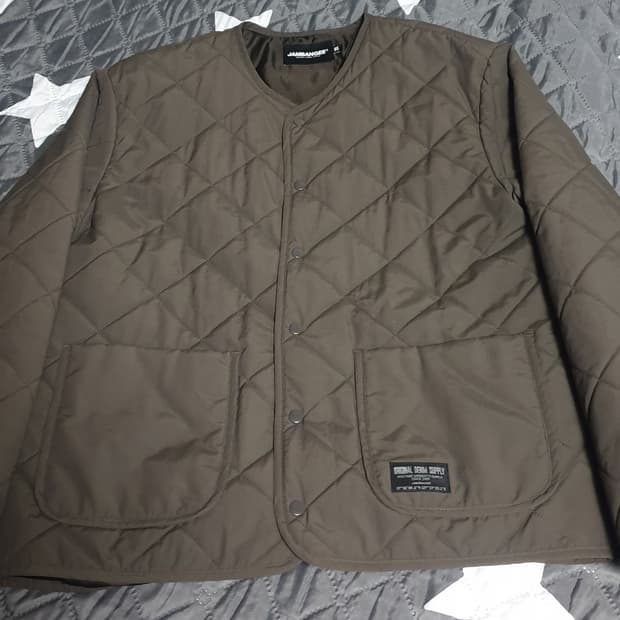 JAMBANGEE 라운드 경량패딩 모카 (95)