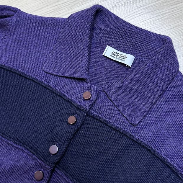 모스키노 칩앤시크 크롭 가디건