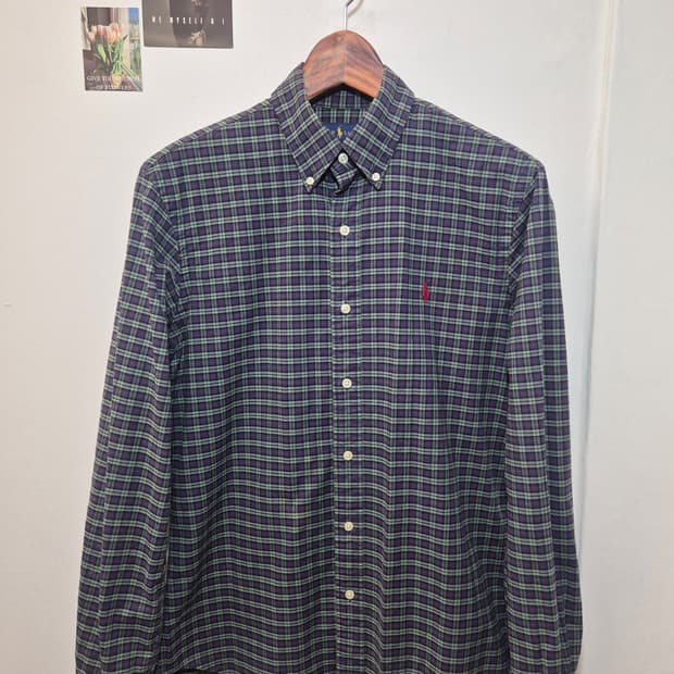 랄프로렌의 매력적인 체크 패턴 셔츠  M
사이즈 