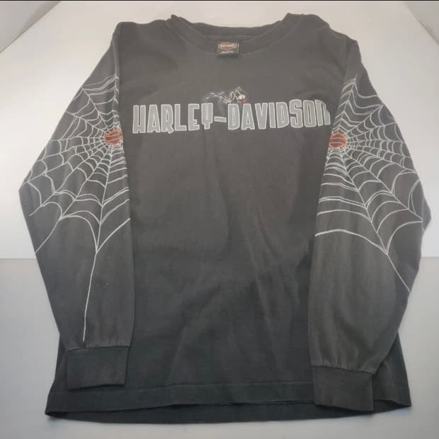 🇺🇸M ) 할리 데이비슨 스파이더 웹 롱슬리브