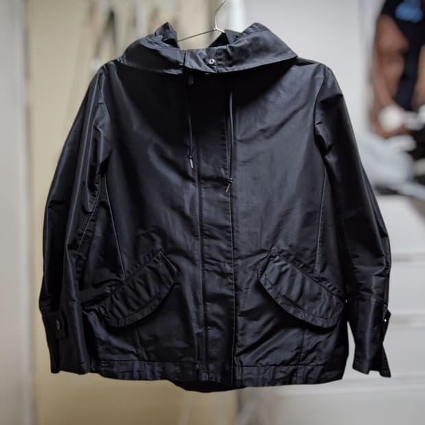 유니클로 질샌더 +J 실크 블렌드 오버사이즈 파카