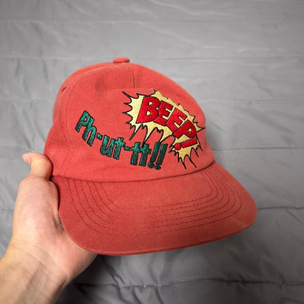 런던언더그라운드 볼캡 레드