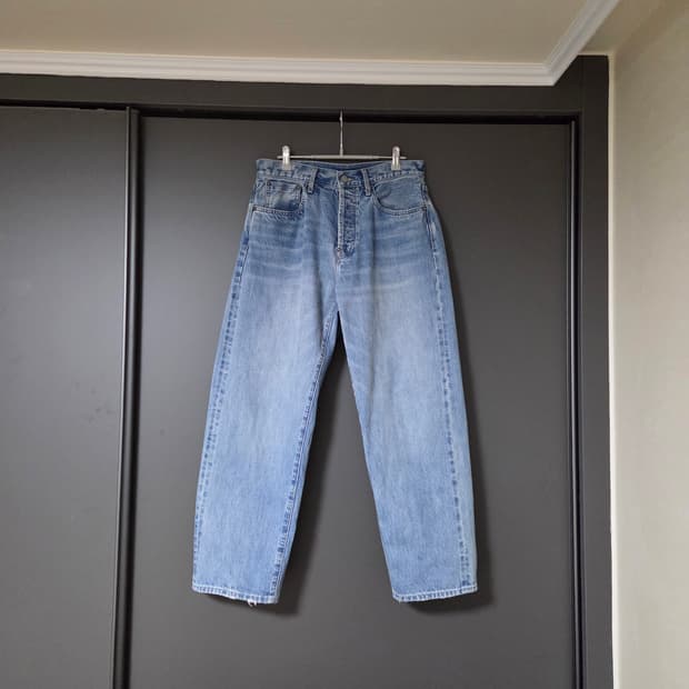 [2] 비헤비어 522c 셀비지 데님팬츠 블리치 / 연청 중청 코모리