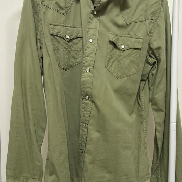 더블알엘 웨스턴 셔츠 m