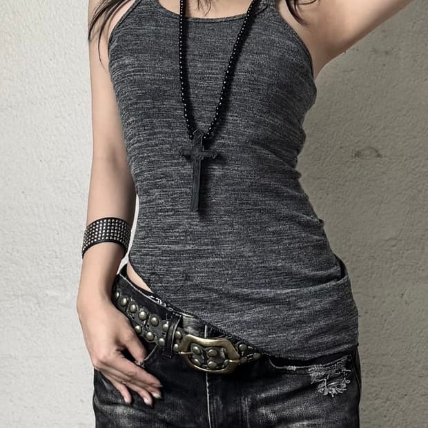 Halter sleeveless