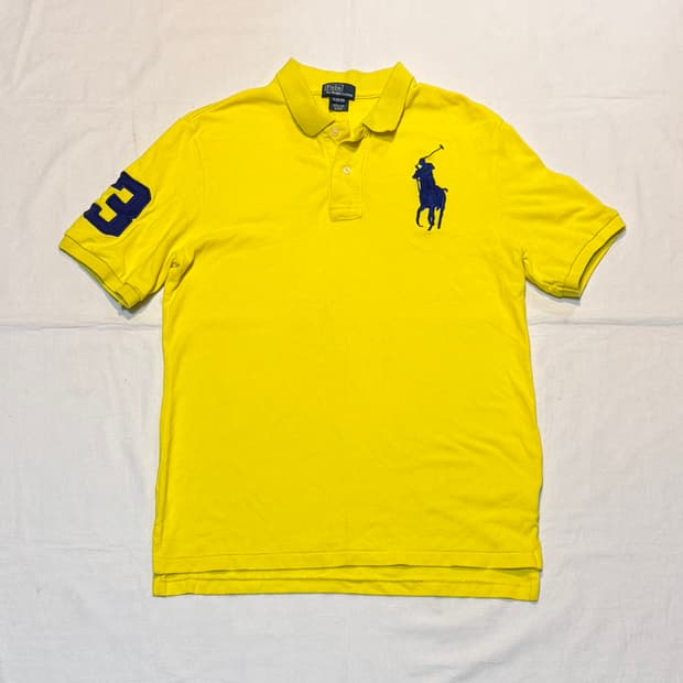 폴로 랄프로렌 빅포니 치프키프 카라티 옐로우