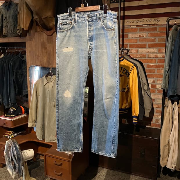 80s USA 빈티지 리바이스 501 데님 팬츠