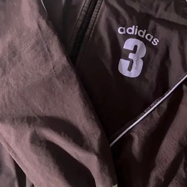 아디다스 3로고 퍼플 크롭 트랙 Adidas Crop Tracktop