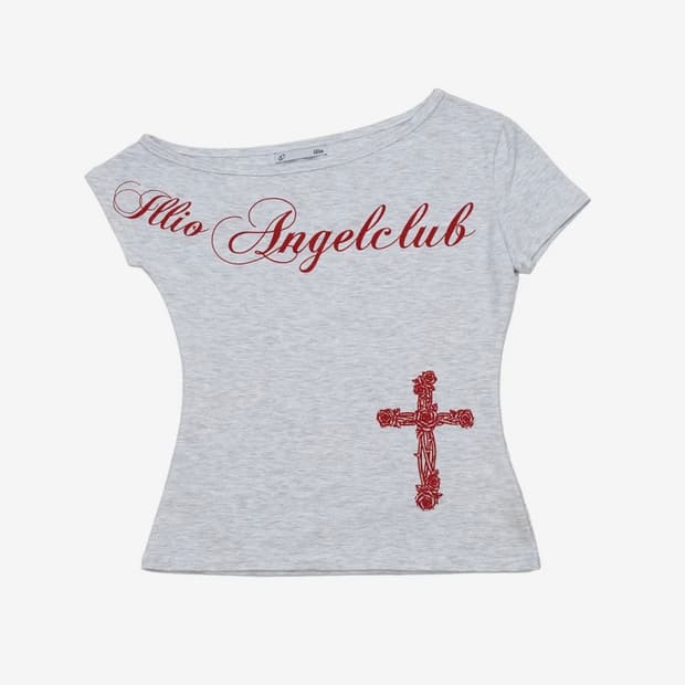 일리오 원숄더 티셔츠