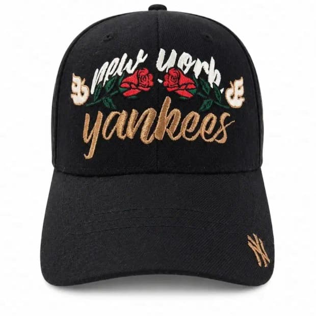 MLB 뉴욕 양키스 자수 볼캡 블랙