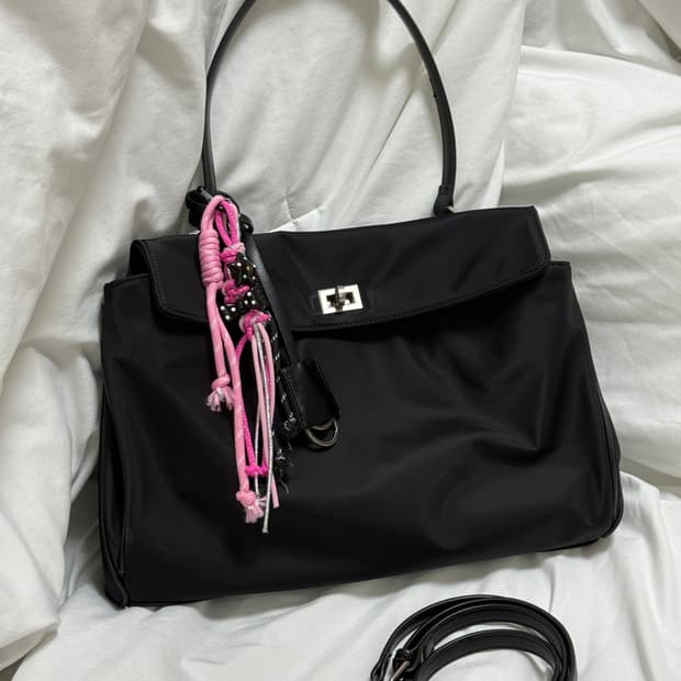 나일론 숄더 크로스백