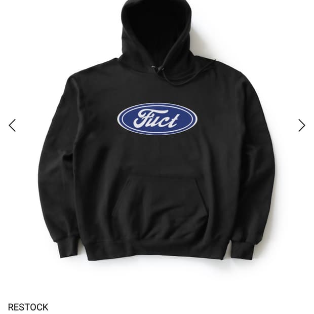 Fuct 오발 후드