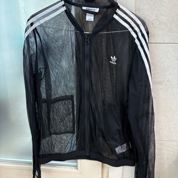 아디다스 시스루 자켓