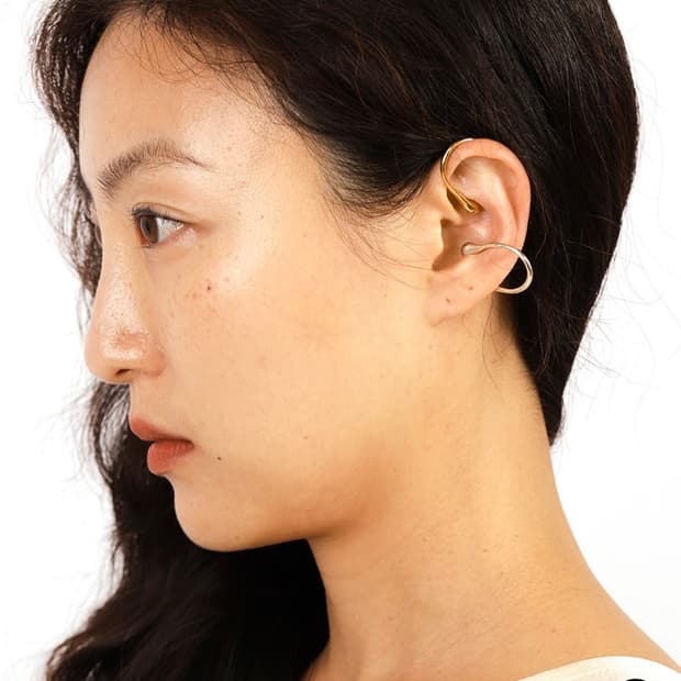 brillpiece 브릴피스 bulb ear-cuff(silver)