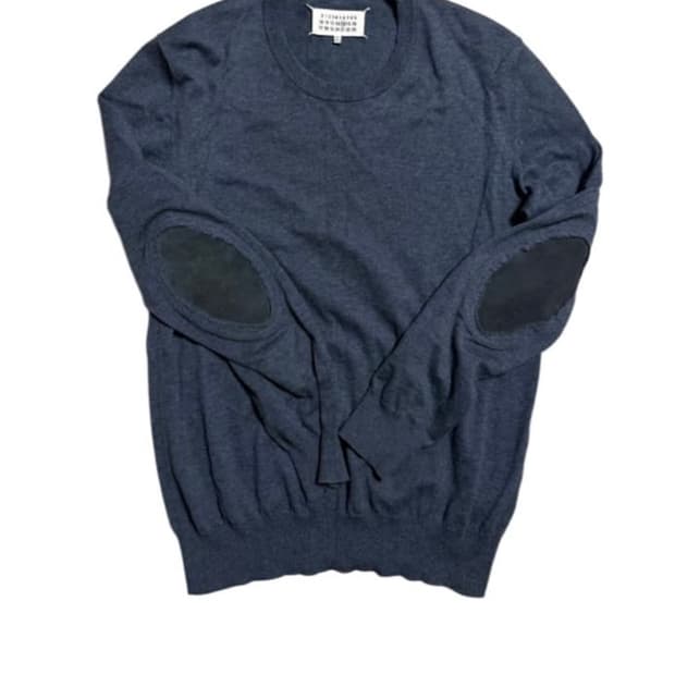 메종 마르지엘라 엘보 패치 니트