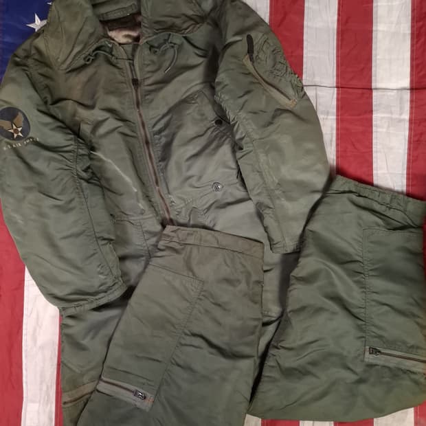 오리지날 미공군 블랙라벨 CWU-1/P 항공 커버올