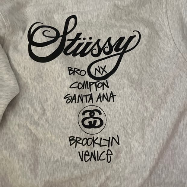 스투시 월드투어 후드집업 새상품