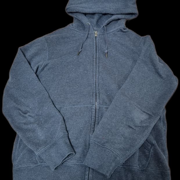 유니클로 보카시 네이비 후드집업 L 사이즈