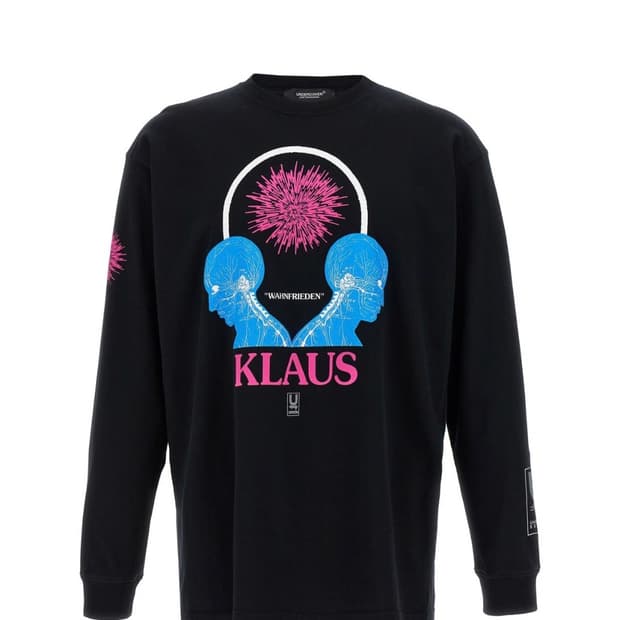 [5 사이즈] 언더커버 레코드 클라우스 (klaus) 긴팔 티셔츠 블랙