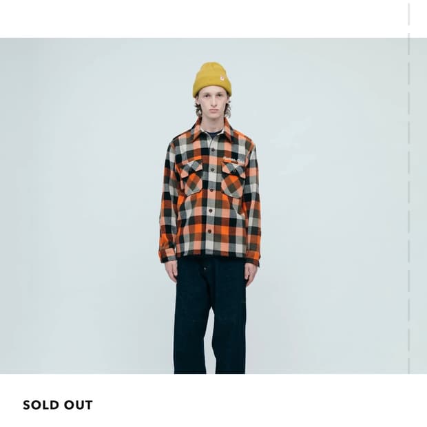 휴먼메이드 울셔츠자켓