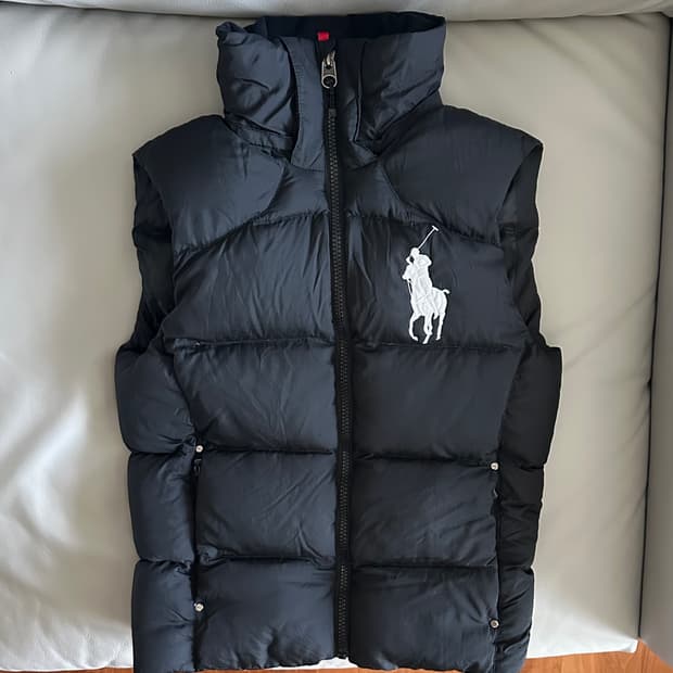 폴로 랄프로렌 빅포니 패딩조끼 XS
