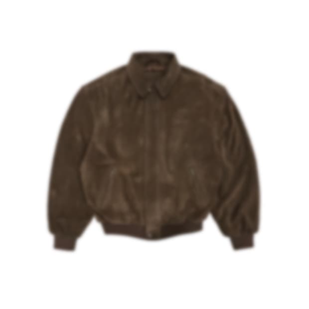 [1] gless글레스 스웨이드 봄버 딥브라운