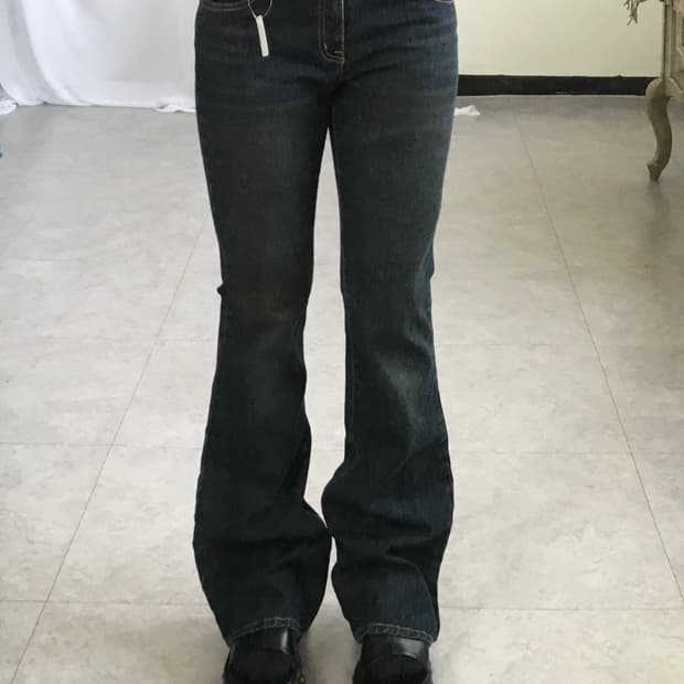 Boots cut denim pants