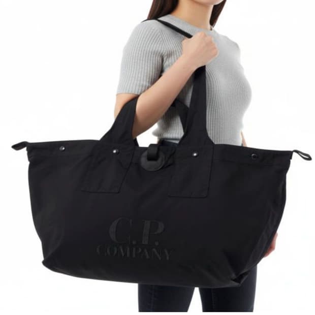 CP company 트윌 레프트 핸드 로고 백