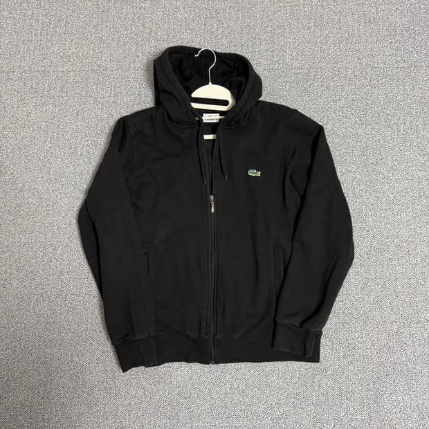 라코스테 후드집업 블랙 4사이즈
