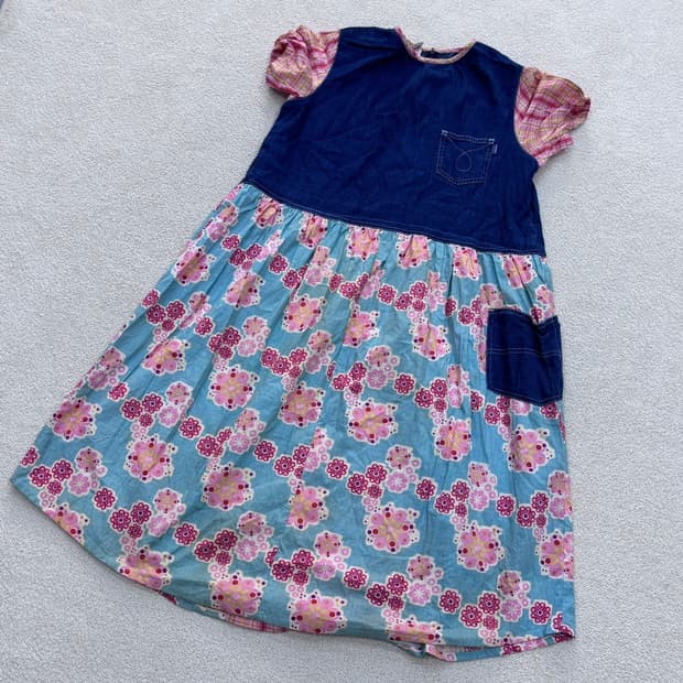 90-102-165 오일리 데님 원피스 0414E