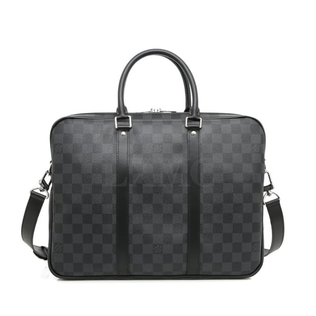 루이비통 다미에 그라피트 도큐먼트 보야주 서류가방 PM N41478