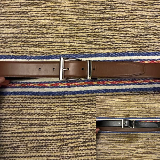 (30~33)POLO 폴로랄프로렌 리버시블 양면 레더벨트 가죽벨트