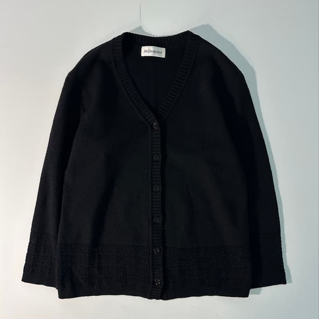 YVES SAINT LAURENT YSL 여성 가디건 일본판