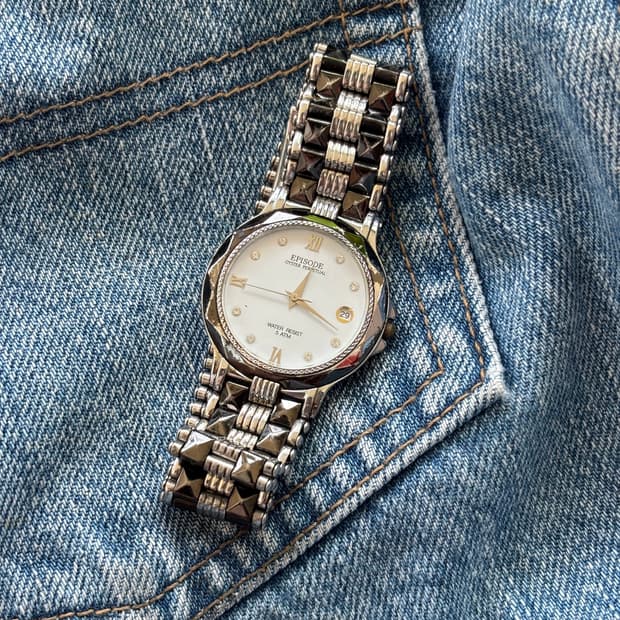 vintage episode machance metal watch
