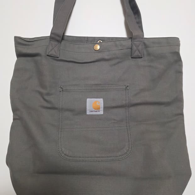 칼하트 토트백 올리브