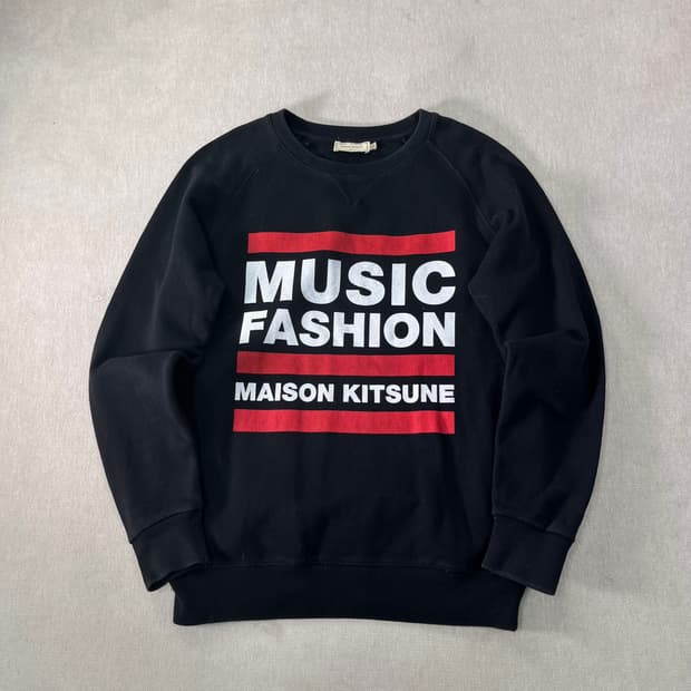 100 메종키츠네 그래픽 맨투맨