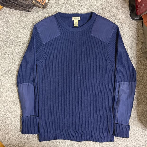 엘엘빈 메리노울 코만도 스웨터