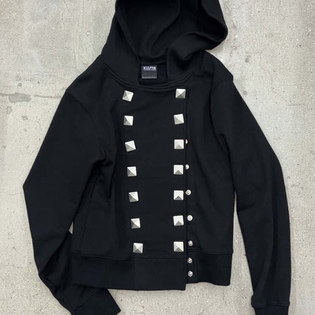 스컬프터 Napoleon Stud Hoodie Black 후디