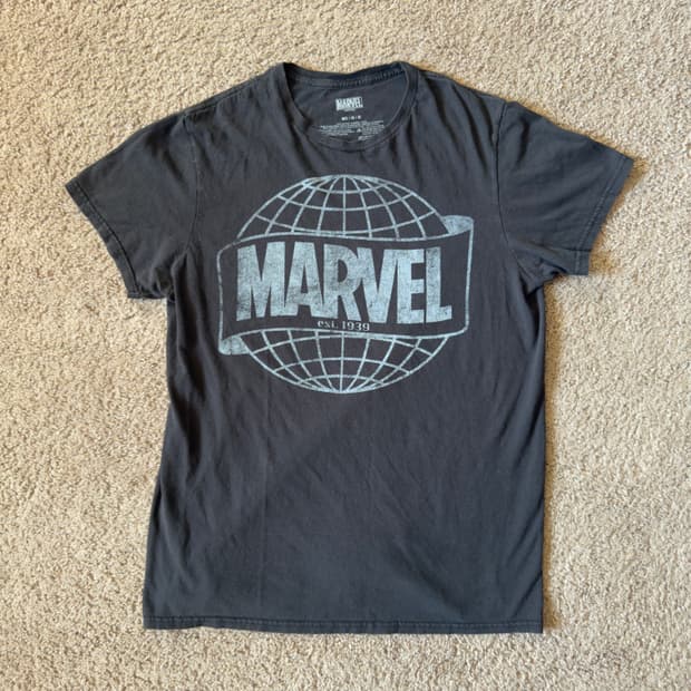 빈티지 마블 MARVEL 로고 티셔츠